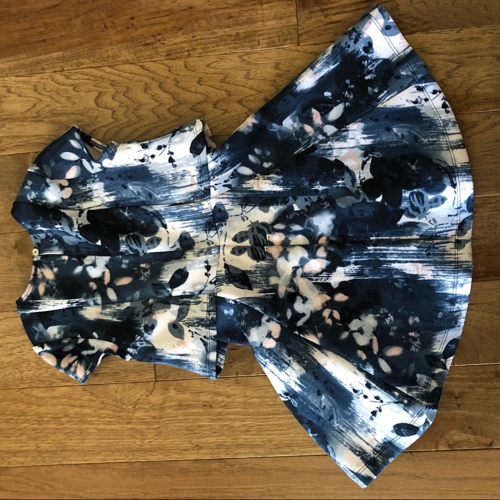 Abercrombie girls navy blue dress size 3/4T - Picture 2 of 7